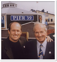 Warren Simmons and his son Scooter-Pier39