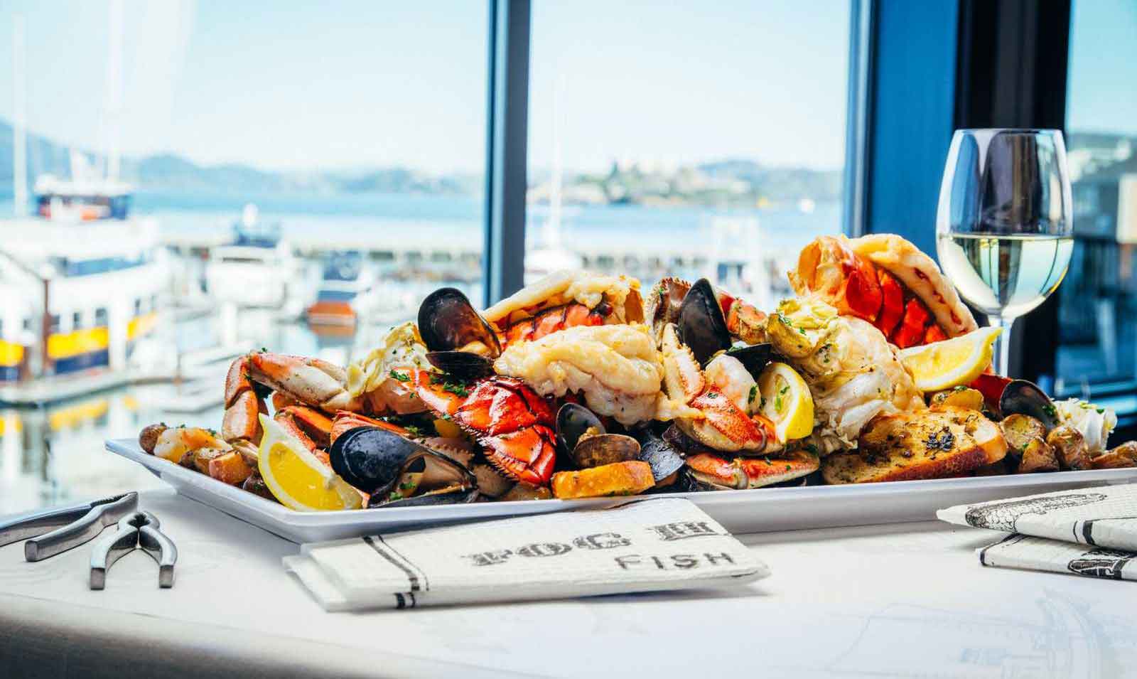 CRAB HOUSE AT PIER 39, San Francisco - Fisherman's Wharf - Menu