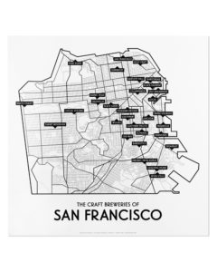 San Francisco Brewery Map