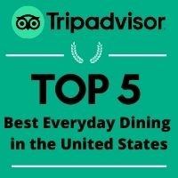 Top 5 Best Everyday<br />Dining in the US by TripAdvisor