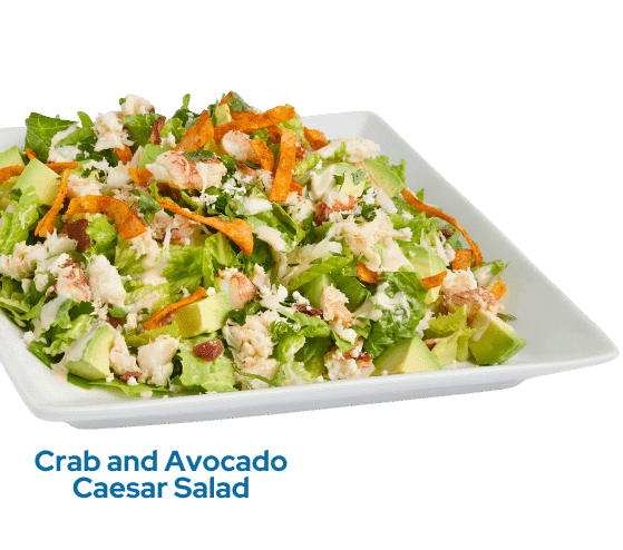 Crab and avocado Caesar salad at Fog Harbor Fish House