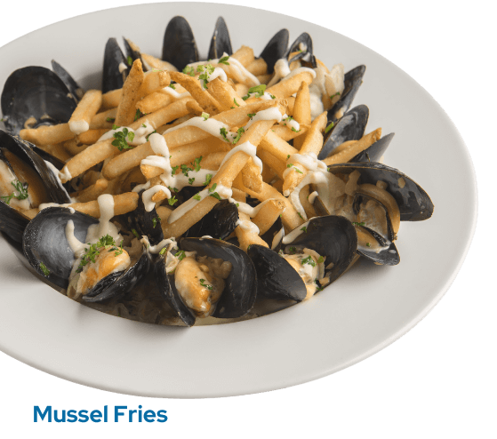 Mussel fries at Fog Harbor Fish House