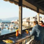 patrons dining at the Eagle Cafe in San Francisco