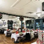 Private dining room in SF decorated for a special occasion