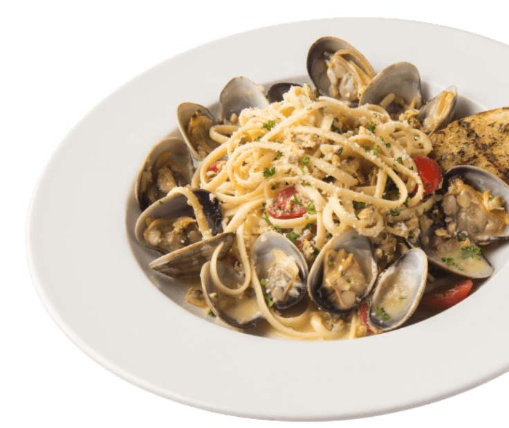 Clam Linguini dish at a San Francisco pasta restaurant