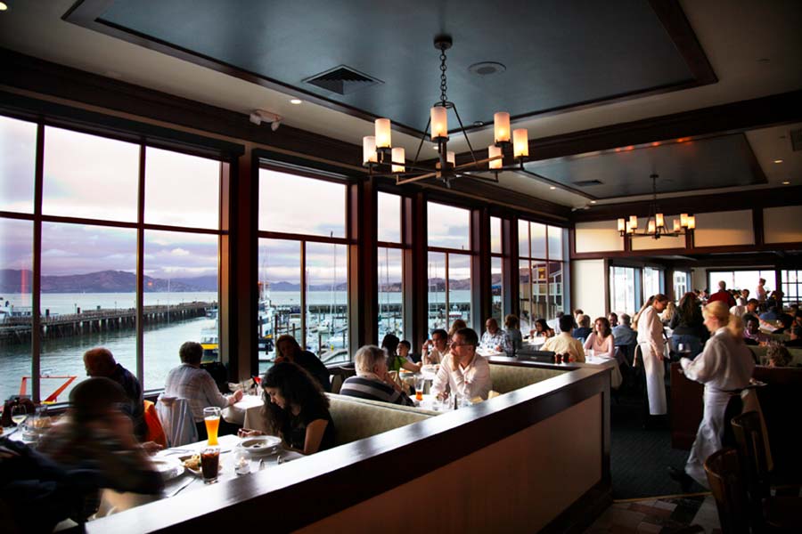 Fog Harbor dining room that is full of customers